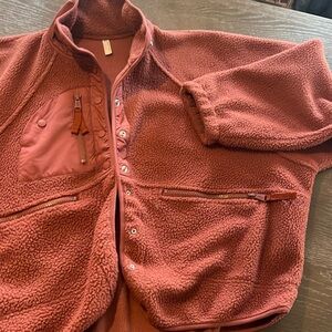 Free people movement hit the slopes fleece jacket
